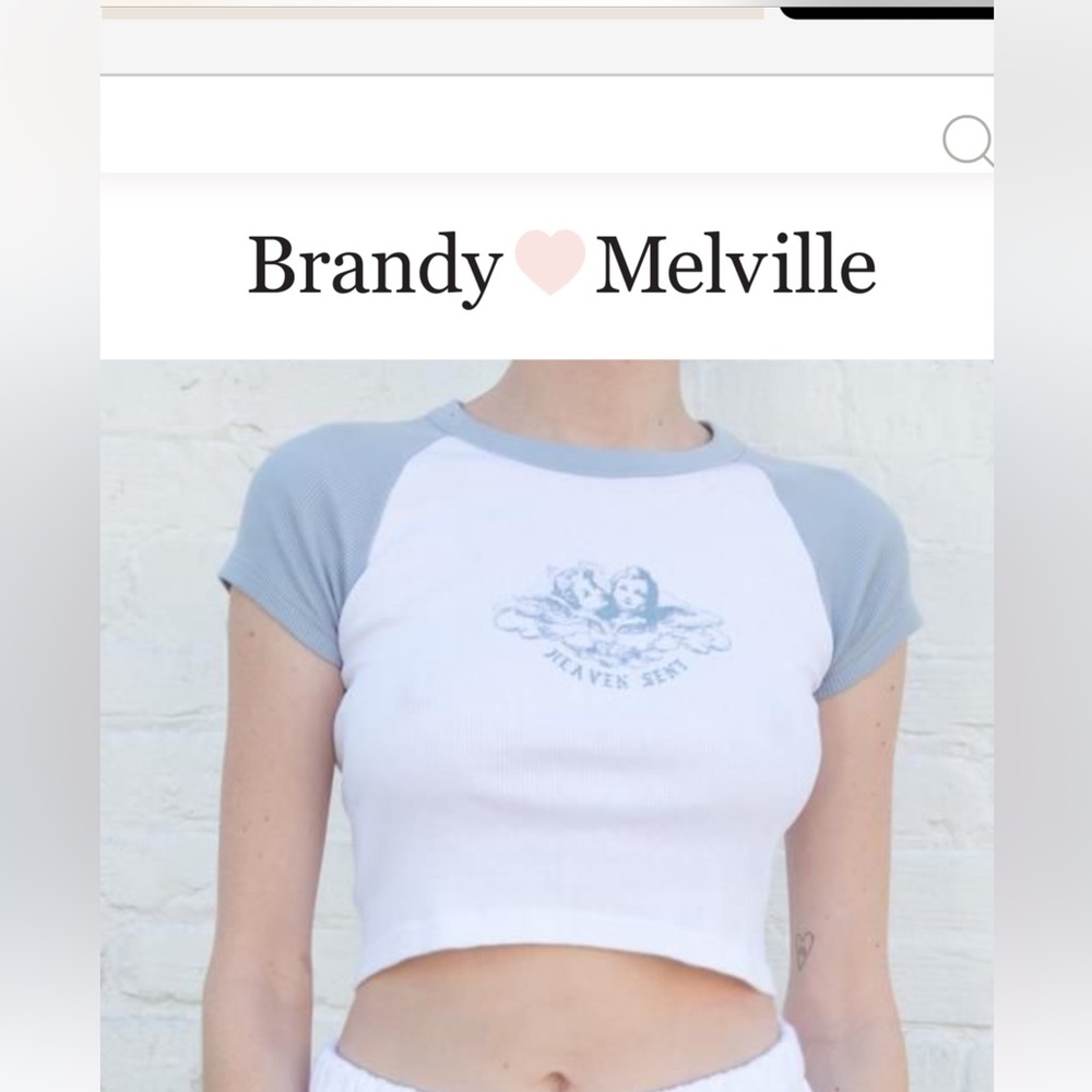 *rare* new Brandy Melville Heaven Sent crop top NWOT